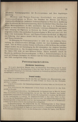 Verordnungsblatt des K.K. Justizministeriums 18870214 Seite: 5