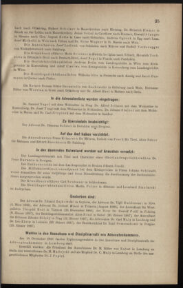 Verordnungsblatt des K.K. Justizministeriums 18870214 Seite: 7