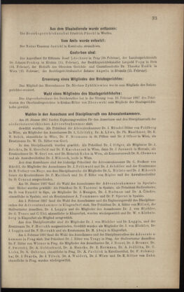 Verordnungsblatt des K.K. Justizministeriums 18870226 Seite: 7