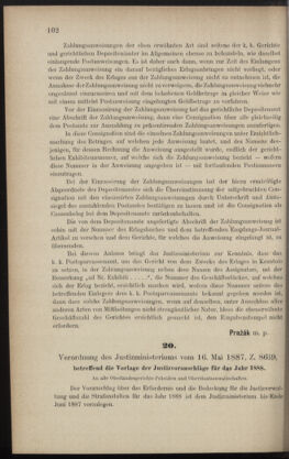 Verordnungsblatt des K.K. Justizministeriums 18870524 Seite: 2