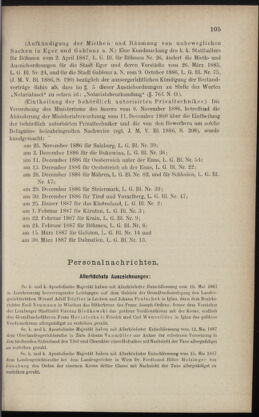 Verordnungsblatt des K.K. Justizministeriums 18870524 Seite: 5