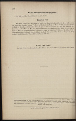 Verordnungsblatt des K.K. Justizministeriums 18870524 Seite: 8