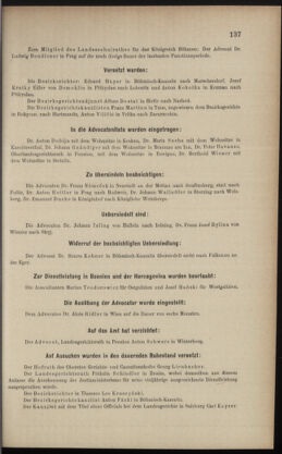 Verordnungsblatt des K.K. Justizministeriums 18870725 Seite: 7