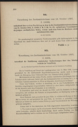 Verordnungsblatt des K.K. Justizministeriums 18871022 Seite: 6