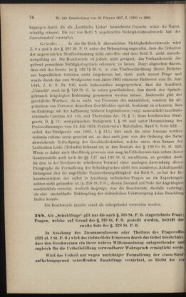 Verordnungsblatt des K.K. Justizministeriums 18871223 Seite: 100