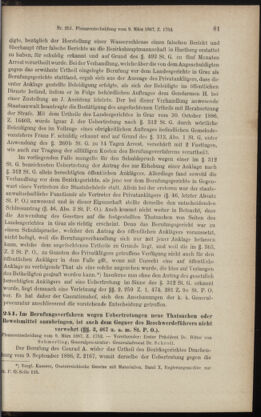 Verordnungsblatt des K.K. Justizministeriums 18871223 Seite: 111