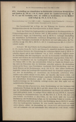 Verordnungsblatt des K.K. Justizministeriums 18871223 Seite: 144