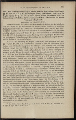 Verordnungsblatt des K.K. Justizministeriums 18871223 Seite: 147