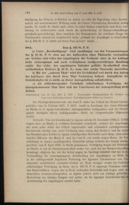 Verordnungsblatt des K.K. Justizministeriums 18871223 Seite: 172