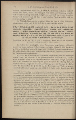 Verordnungsblatt des K.K. Justizministeriums 18871223 Seite: 176