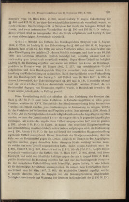 Verordnungsblatt des K.K. Justizministeriums 18871223 Seite: 211