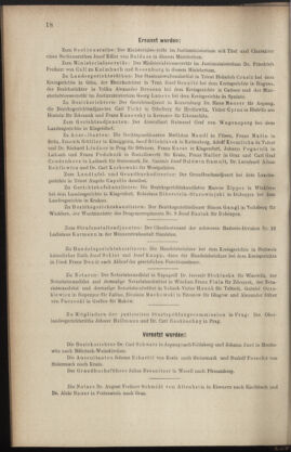 Verordnungsblatt des K.K. Justizministeriums 18880111 Seite: 18