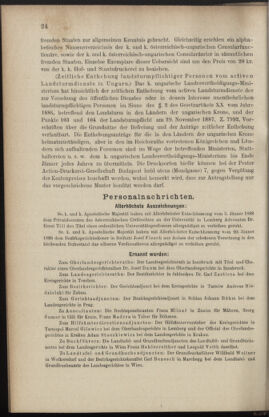 Verordnungsblatt des K.K. Justizministeriums 18880126 Seite: 4