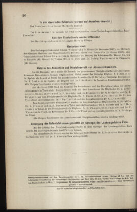 Verordnungsblatt des K.K. Justizministeriums 18880126 Seite: 6