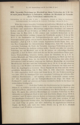 Verordnungsblatt des K.K. Justizministeriums 18880222 Seite: 106