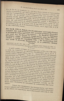 Verordnungsblatt des K.K. Justizministeriums 18880222 Seite: 113