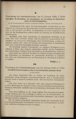 Verordnungsblatt des K.K. Justizministeriums 18880222 Seite: 3