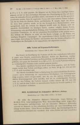 Verordnungsblatt des K.K. Justizministeriums 18880222 Seite: 42