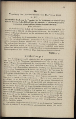 Verordnungsblatt des K.K. Justizministeriums 18880222 Seite: 5