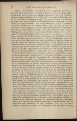 Verordnungsblatt des K.K. Justizministeriums 18880222 Seite: 52