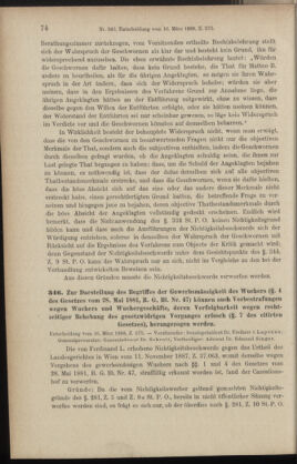 Verordnungsblatt des K.K. Justizministeriums 18880222 Seite: 58