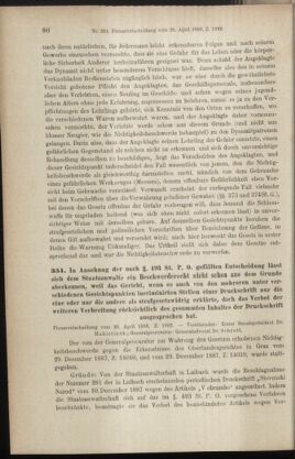 Verordnungsblatt des K.K. Justizministeriums 18880222 Seite: 64