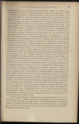 Verordnungsblatt des K.K. Justizministeriums 18880222 Seite: 67