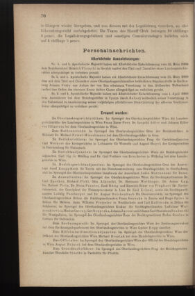 Verordnungsblatt des K.K. Justizministeriums 18880410 Seite: 6