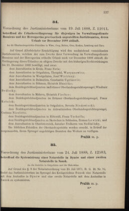 Verordnungsblatt des K.K. Justizministeriums 18880726 Seite: 3