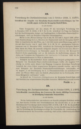 Verordnungsblatt des K.K. Justizministeriums 18881013 Seite: 2