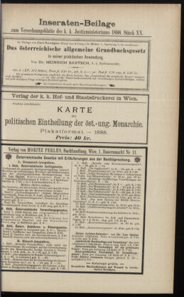 Verordnungsblatt des K.K. Justizministeriums 18881026 Seite: 7