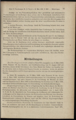 Verordnungsblatt des K.K. Justizministeriums 18890326 Seite: 5