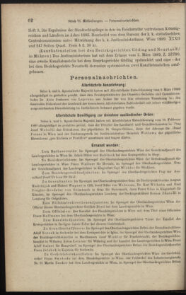 Verordnungsblatt des K.K. Justizministeriums 18890326 Seite: 6