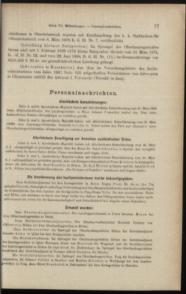 Verordnungsblatt des K.K. Justizministeriums 18890410 Seite: 13