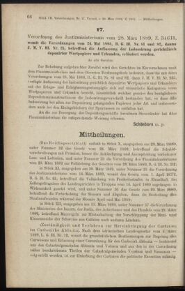 Verordnungsblatt des K.K. Justizministeriums 18890410 Seite: 2