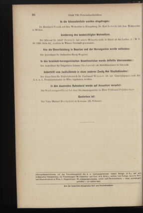 Verordnungsblatt des K.K. Justizministeriums 18890417 Seite: 6