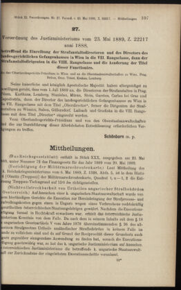 Verordnungsblatt des K.K. Justizministeriums 18890525 Seite: 3