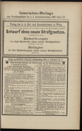 Verordnungsblatt des K.K. Justizministeriums 18890612 Seite: 11