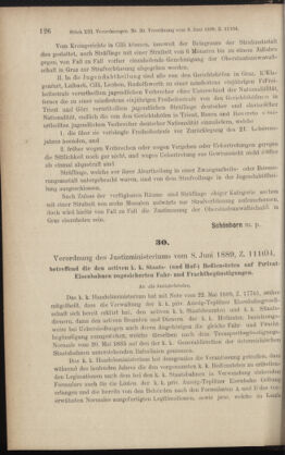 Verordnungsblatt des K.K. Justizministeriums 18890625 Seite: 2