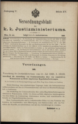 Verordnungsblatt des K.K. Justizministeriums