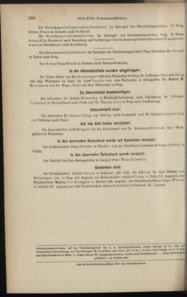 Verordnungsblatt des K.K. Justizministeriums 18890909 Seite: 8