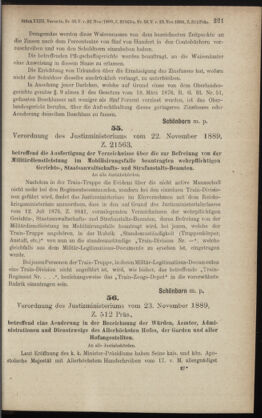 Verordnungsblatt des K.K. Justizministeriums 18891125 Seite: 3