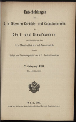 Verordnungsblatt des K.K. Justizministeriums 18891224 Seite: 9