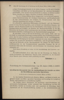 Verordnungsblatt des K.K. Justizministeriums 18900205 Seite: 4