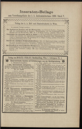 Verordnungsblatt des K.K. Justizministeriums 18900225 Seite: 13