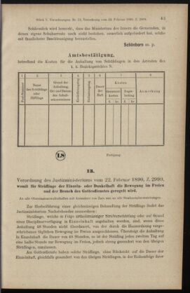 Verordnungsblatt des K.K. Justizministeriums 18900225 Seite: 5