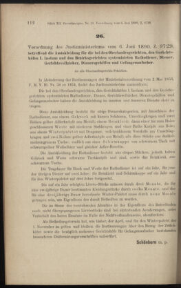 Verordnungsblatt des K.K. Justizministeriums 18900616 Seite: 2