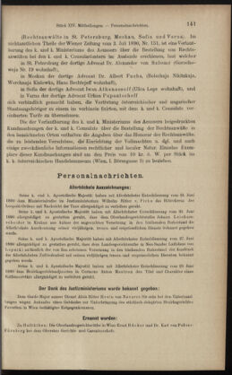 Verordnungsblatt des K.K. Justizministeriums 18900709 Seite: 5