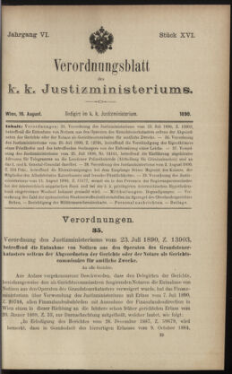 Verordnungsblatt des K.K. Justizministeriums