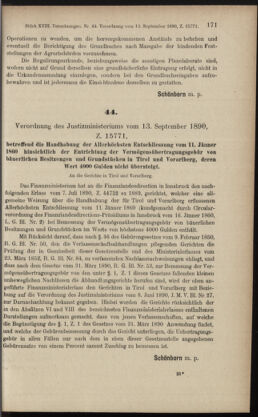 Verordnungsblatt des K.K. Justizministeriums 18900915 Seite: 3